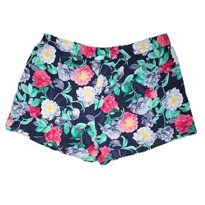 Joie Womens NEW Size Large 100% Silk Shorts Floral Print Pull-On Elastic Waist